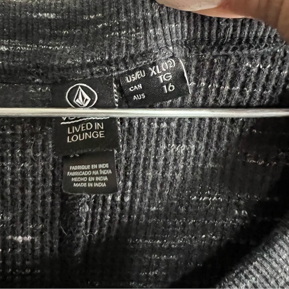 Volcom Lived In Long Jam Jams Heathered Romper - Picture 7 of 13